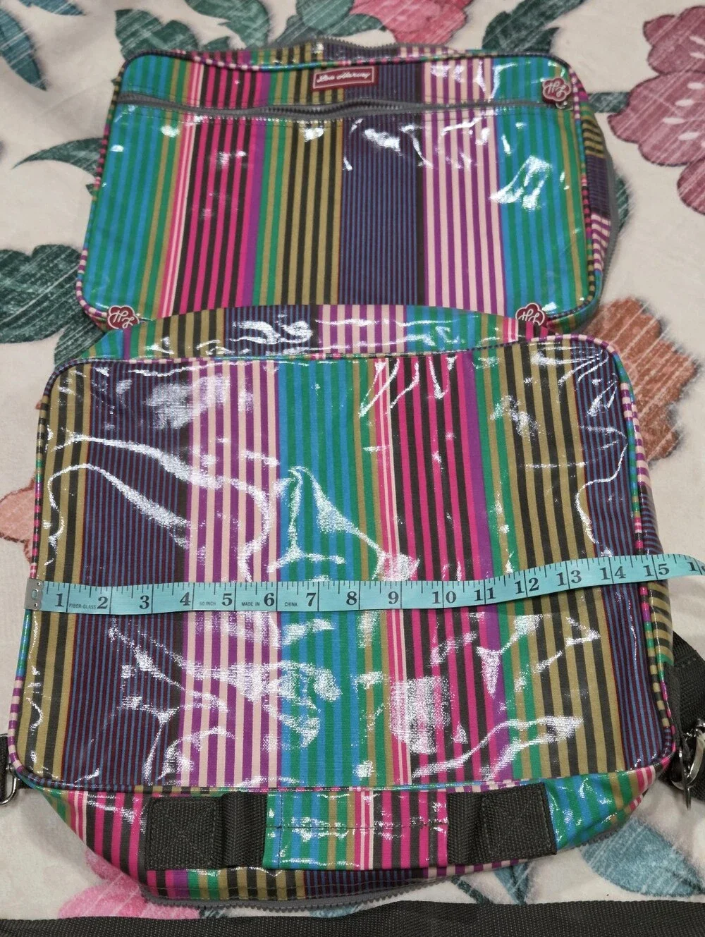 Lou Harvey Multi Stripe Laptop Bag
